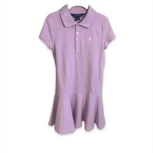 Polo Ralph Lauren Lilac 5 button lilac shirt dress